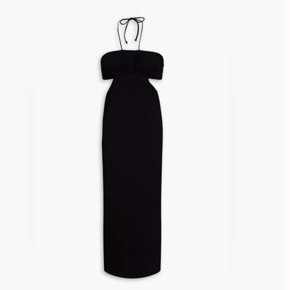 NWT BA&SH Hailey Cutout halterneck midi dress - Picture 4 of 5